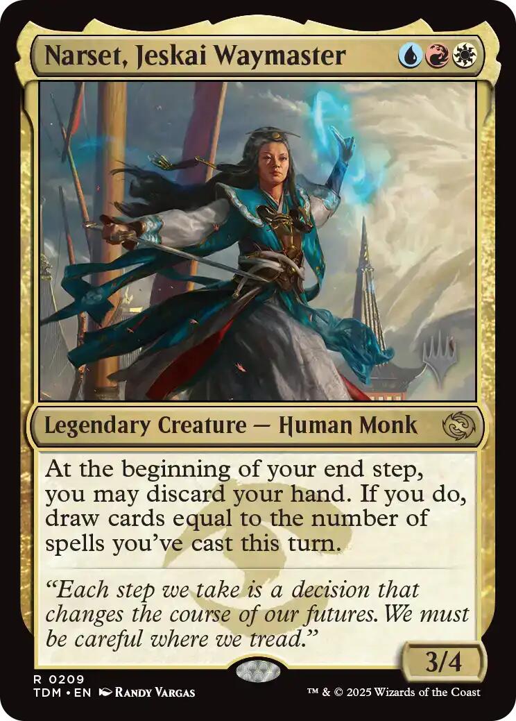 Narset, Jeskai Waymaster [Tarkir: Dragonstorm Promos] | Tacoma Games