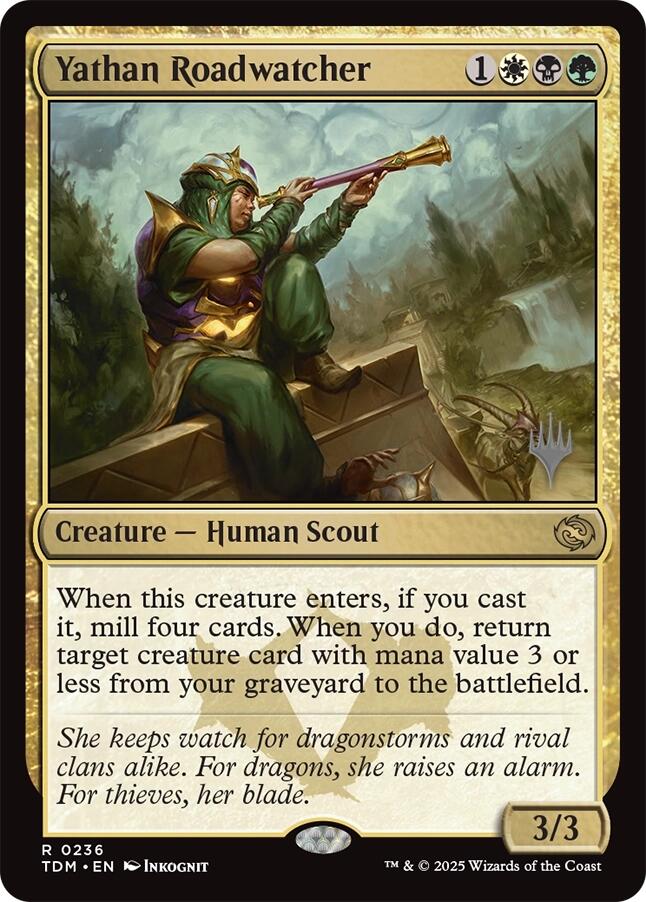 Yathan Roadwatcher [Tarkir: Dragonstorm Promos] | Tacoma Games