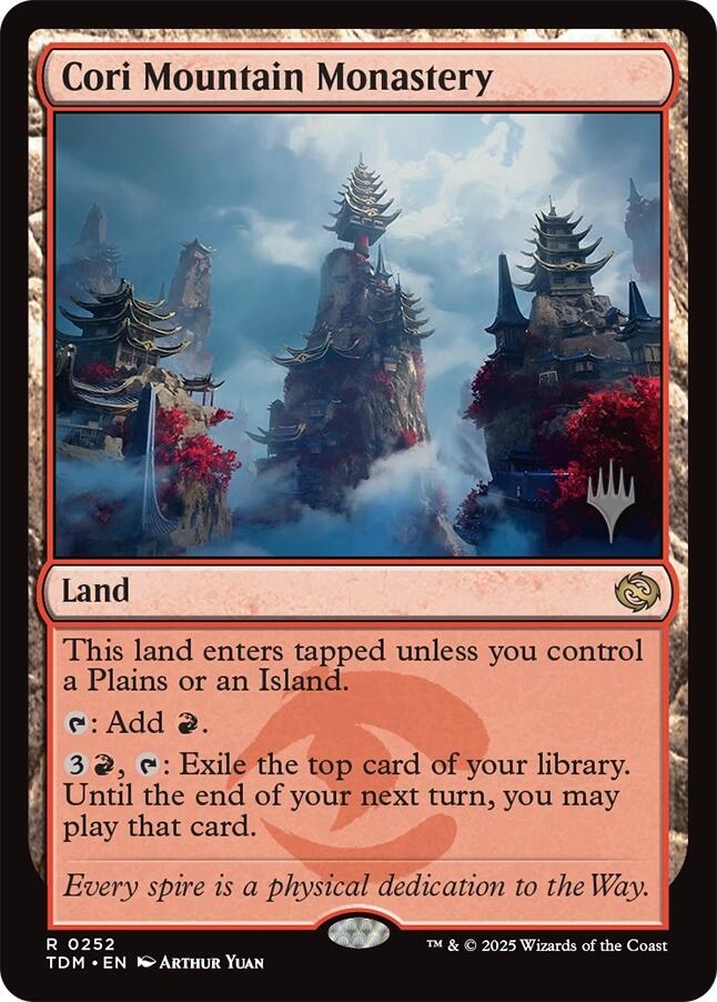 Cori Mountain Monastery [Tarkir: Dragonstorm Promos] | Tacoma Games