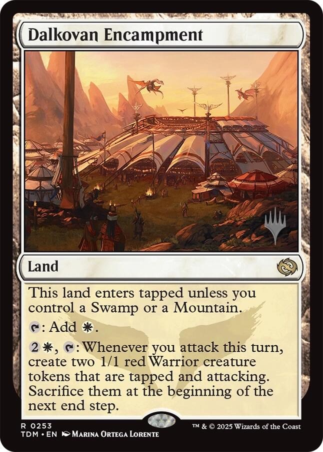 Dalkovan Encampment [Tarkir: Dragonstorm Promos] | Tacoma Games