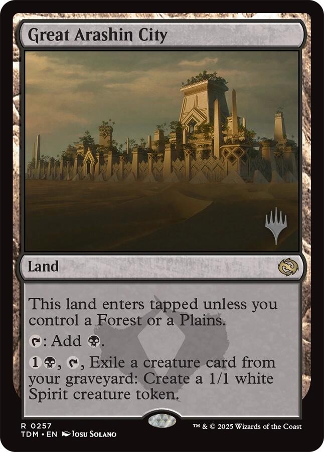 Great Arashin City [Tarkir: Dragonstorm Promos] | Tacoma Games