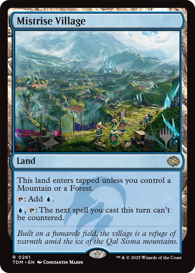 Mistrise Village [Tarkir: Dragonstorm Promos] | Tacoma Games