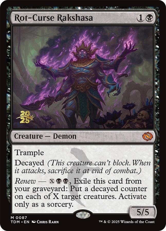 Rot-Curse Rakshasa [Tarkir: Dragonstorm Prerelease Promos] | Tacoma Games
