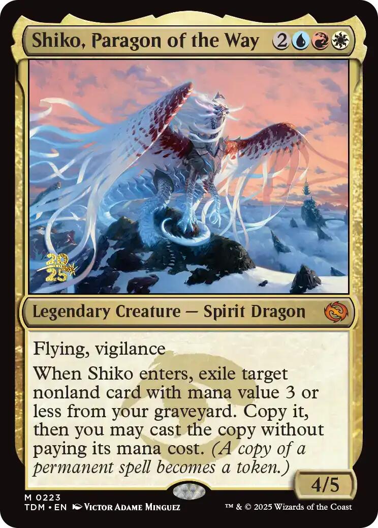 Shiko, Paragon of the Way [Tarkir: Dragonstorm Prerelease Promos] | Tacoma Games