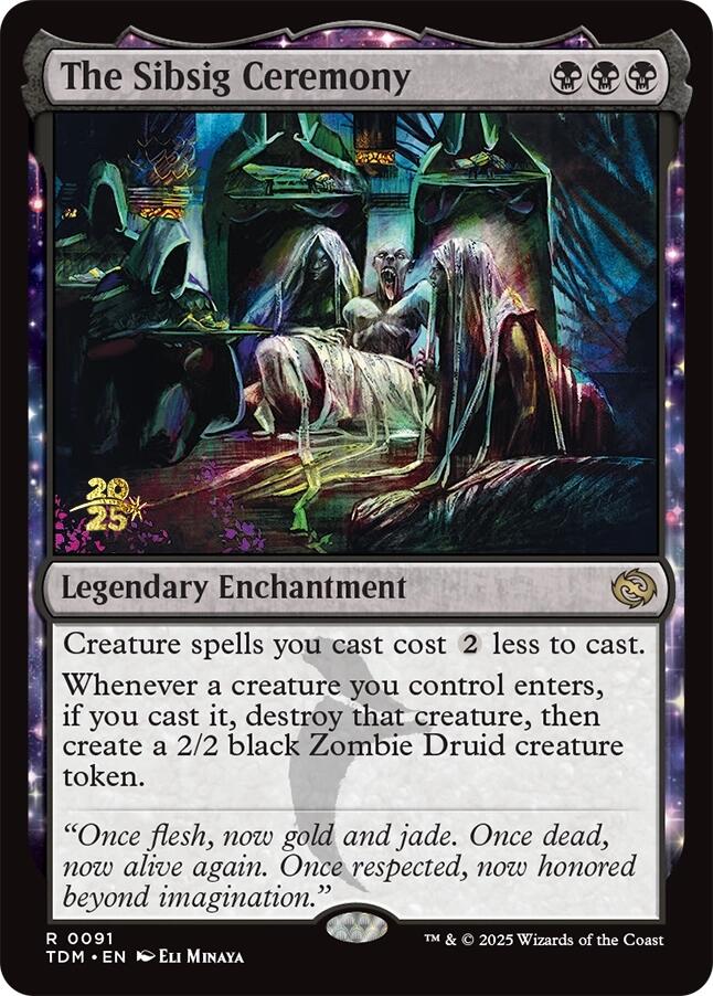 The Sibsig Ceremony [Tarkir: Dragonstorm Prerelease Promos] | Tacoma Games