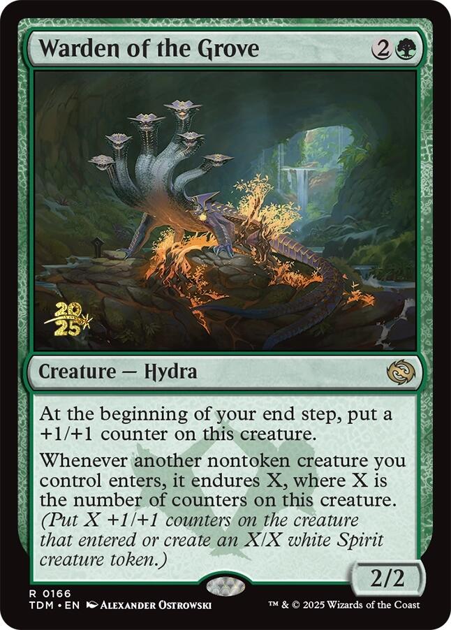 Warden of the Grove [Tarkir: Dragonstorm Prerelease Promos] | Tacoma Games