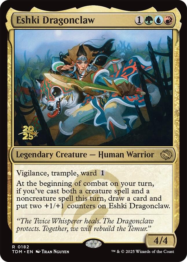 Eshki Dragonclaw [Tarkir: Dragonstorm Prerelease Promos] | Tacoma Games