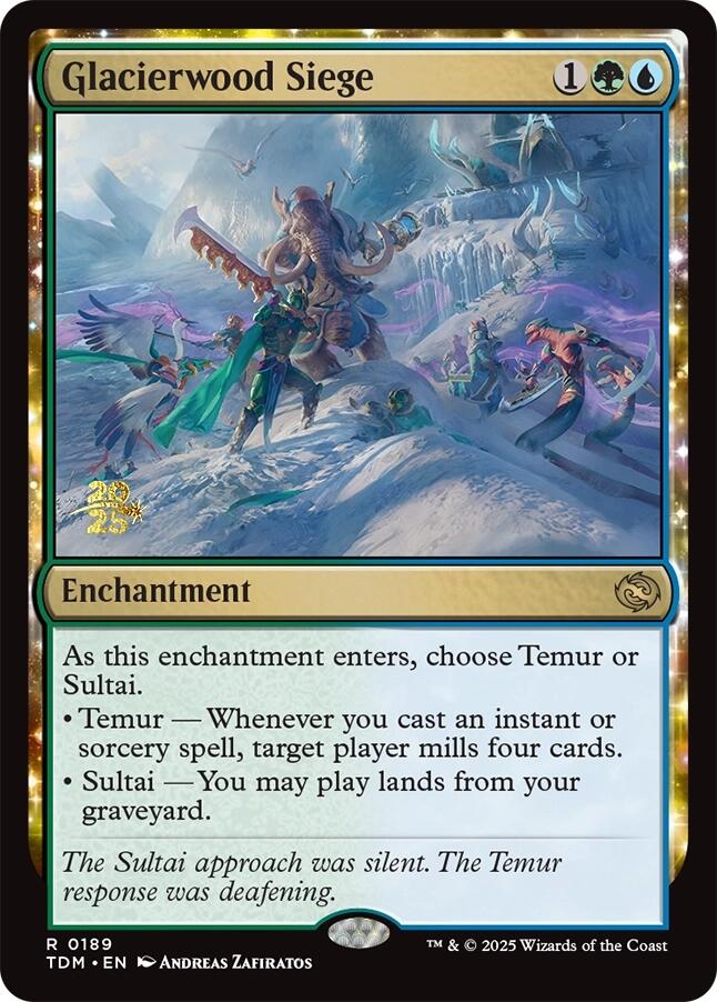 Glacierwood Siege [Tarkir: Dragonstorm Prerelease Promos] | Tacoma Games