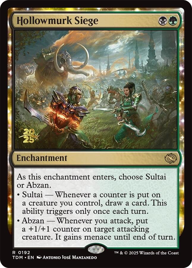 Hollowmurk Siege [Tarkir: Dragonstorm Prerelease Promos] | Tacoma Games