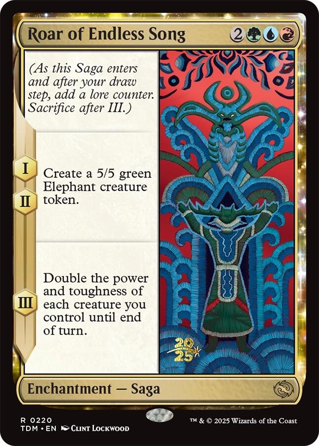 Roar of Endless Song [Tarkir: Dragonstorm Prerelease Promos] | Tacoma Games