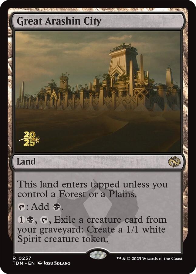 Great Arashin City [Tarkir: Dragonstorm Prerelease Promos] | Tacoma Games