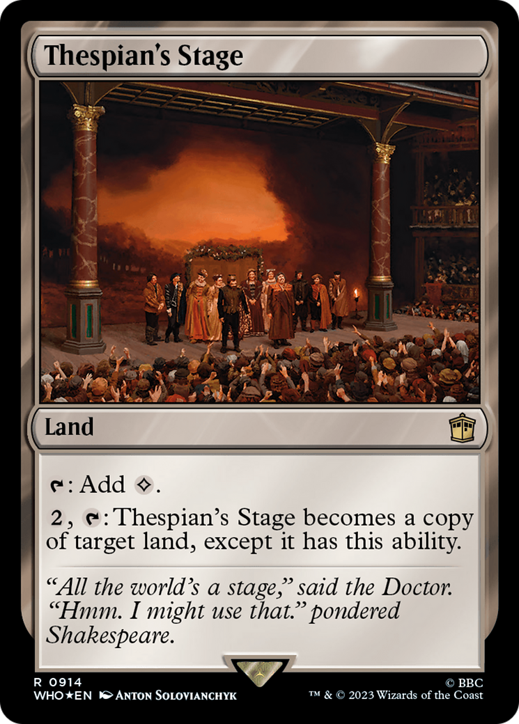 Thespian's Stage (Surge Foil) [Doctor Who] | Tacoma Games