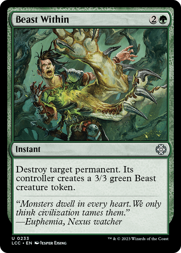 Beast Within [The Lost Caverns of Ixalan Commander] | Tacoma Games