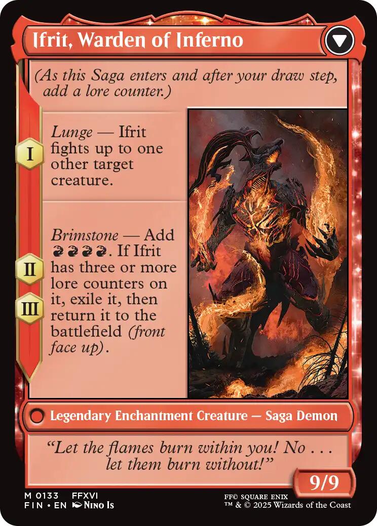 Clive, Ifrit's Dominant // Ifrit, Warden of Inferno [FINAL FANTASY] | Tacoma Games
