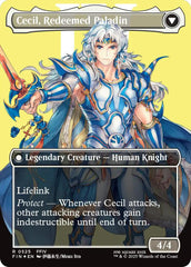 Cecil, Dark Knight // Cecil, Redeemed Paladin (Borderless) (Surge Foil) [FINAL FANTASY] | Tacoma Games