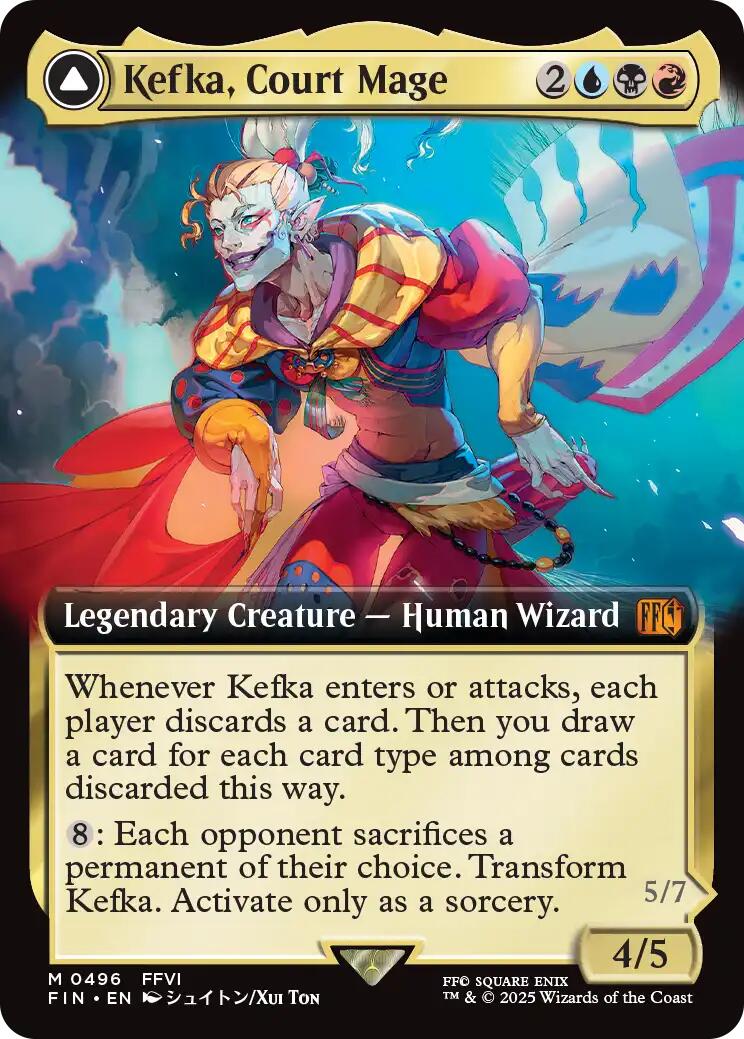 Kefka, Court Mage // Kefka, Ruler of Ruin (Extended Art) [FINAL FANTASY] | Tacoma Games