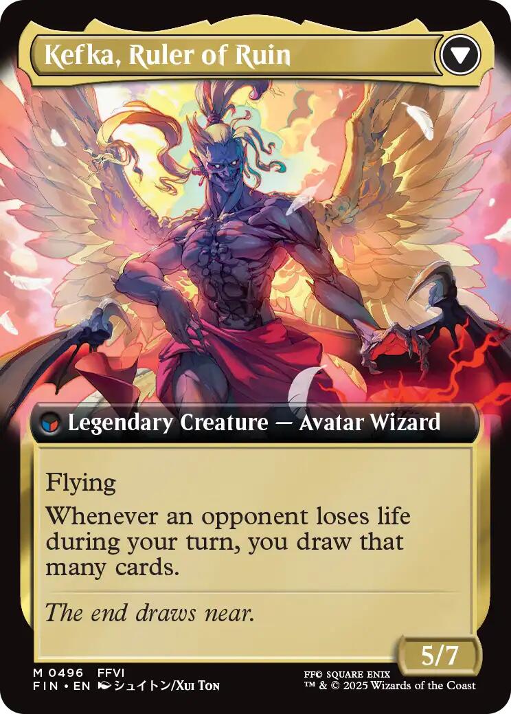 Kefka, Court Mage // Kefka, Ruler of Ruin (Extended Art) [FINAL FANTASY] | Tacoma Games