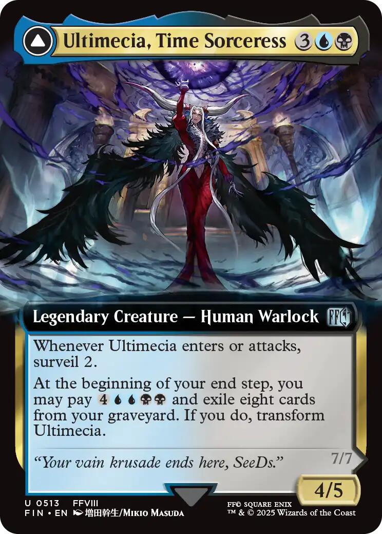 Ultimecia, Time Sorceress // Ultimecia, Omnipotent (Extended Art) [FINAL FANTASY] | Tacoma Games