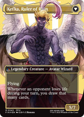 Kefka, Court Mage // Kefka, Ruler of Ruin (Borderless) (Surge Foil) [FINAL FANTASY] | Tacoma Games