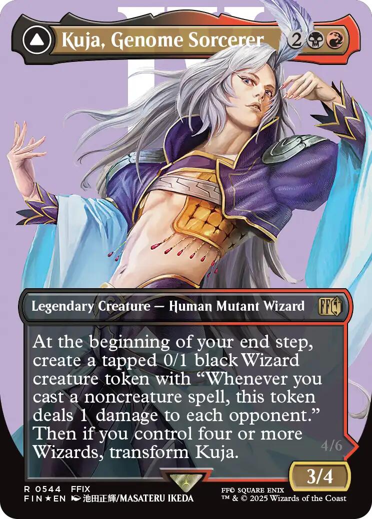 Kuja, Genome Sorcerer // Trance Kuja, Fate Defied (Borderless) (Surge Foil) [FINAL FANTASY] | Tacoma Games