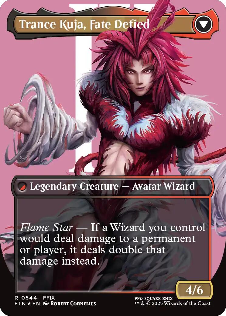 Kuja, Genome Sorcerer // Trance Kuja, Fate Defied (Borderless) (Surge Foil) [FINAL FANTASY] | Tacoma Games