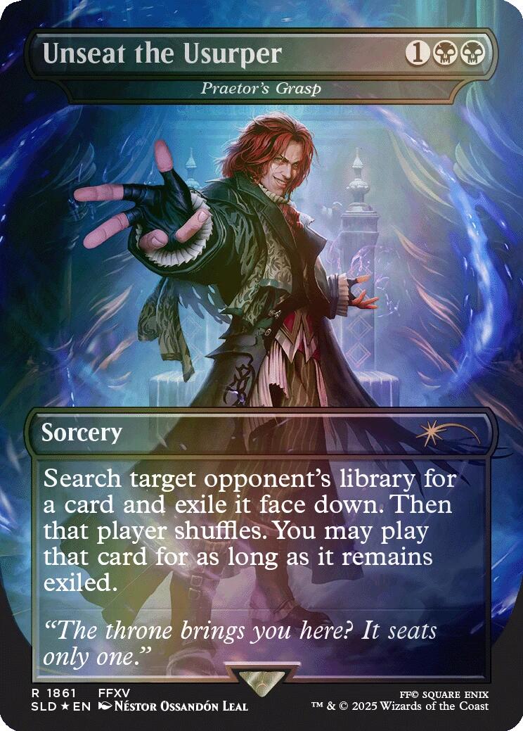 Unseat the Usurper - Praetor's Grasp (Rainbow Foil) [Secret Lair Drop Series] | Tacoma Games
