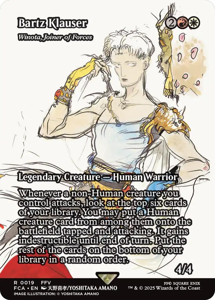 Bartz Klauser - Winota, Joiner of Forces (Showcase) [FINAL FANTASY : Through the Ages] | Tacoma Games