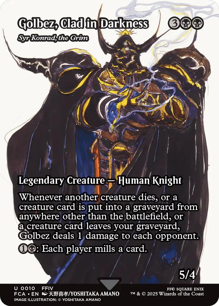 Golbez, Clad in Darkness - Syr Konrad, the Grim (Showcase) [FINAL FANTASY : Through the Ages] | Tacoma Games