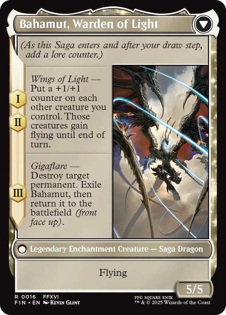 Dion, Bahamut's Dominant // Bahamut, Warden of Light [FINAL FANTASY] | Tacoma Games
