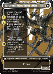 Dion, Bahamut's Dominant // Bahamut, Warden of Light (Borderless) (Surge Foil) [FINAL FANTASY] | Tacoma Games