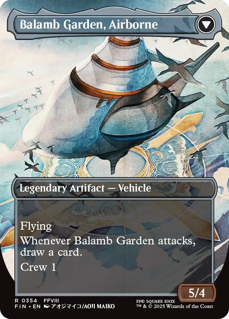 Balamb Garden, SeeD Academy // Balamb Garden, Airborne (Borderless) [FINAL FANTASY] | Tacoma Games