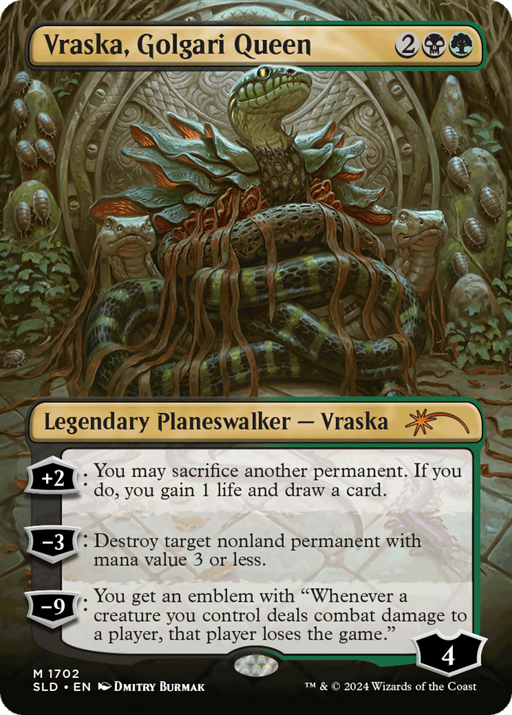 Vraska, Golgari Queen (1702) (Rainbow Foil) [Secret Lair Drop Series] | Tacoma Games