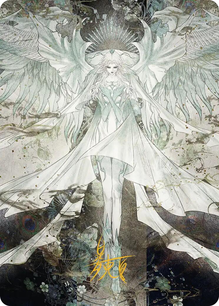 Hydaelyn, the Mothercrystal Art Card (Gold-Stamped Signature) [FINAL FANTASY Art Series] | Tacoma Games