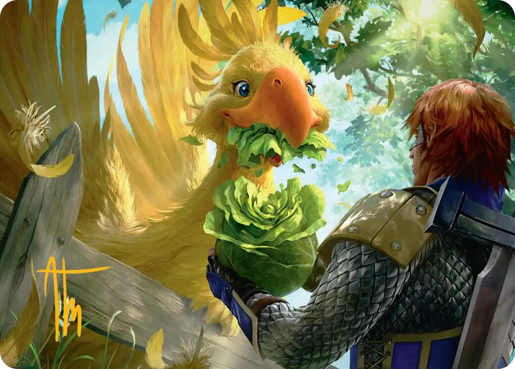 Gysahl Greens Art Card (Gold-Stamped Signature) [FINAL FANTASY Art Series] | Tacoma Games