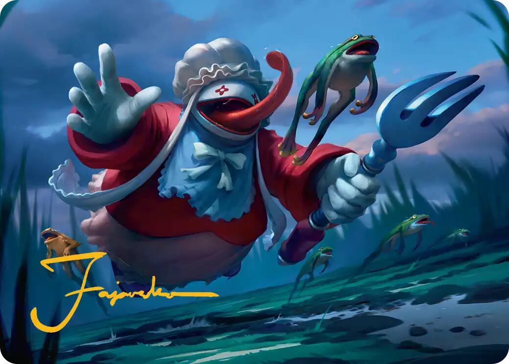 Quina, Qu Gourmet Art Card (Gold-Stamped Signature) [FINAL FANTASY Art Series] | Tacoma Games