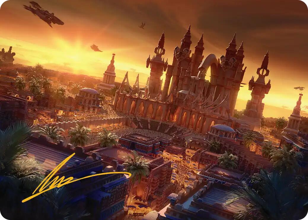 Rabanastre, Royal City Art Card (Gold-Stamped Signature) [FINAL FANTASY Art Series] | Tacoma Games