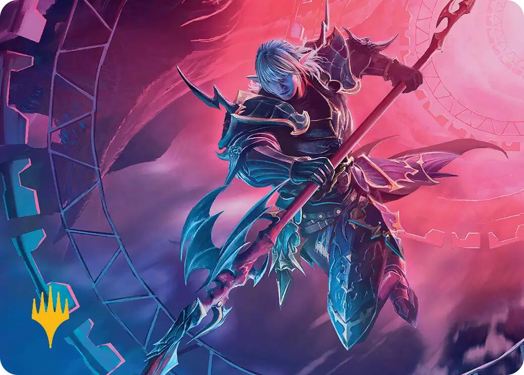 Estinien Varlineau Art Card (Gold-Stamped Planeswalker Symbol) [FINAL FANTASY Art Series] | Tacoma Games