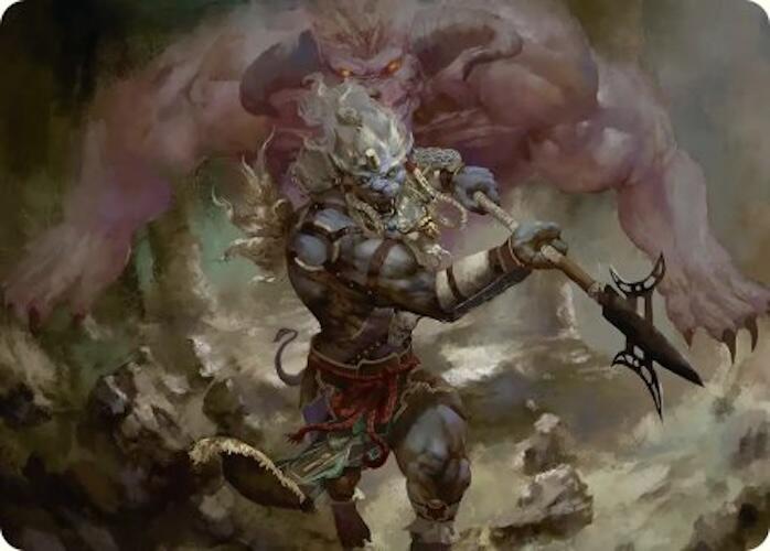 Kimahri, Valiant Guardian Art Card [FINAL FANTASY Art Series] | Tacoma Games