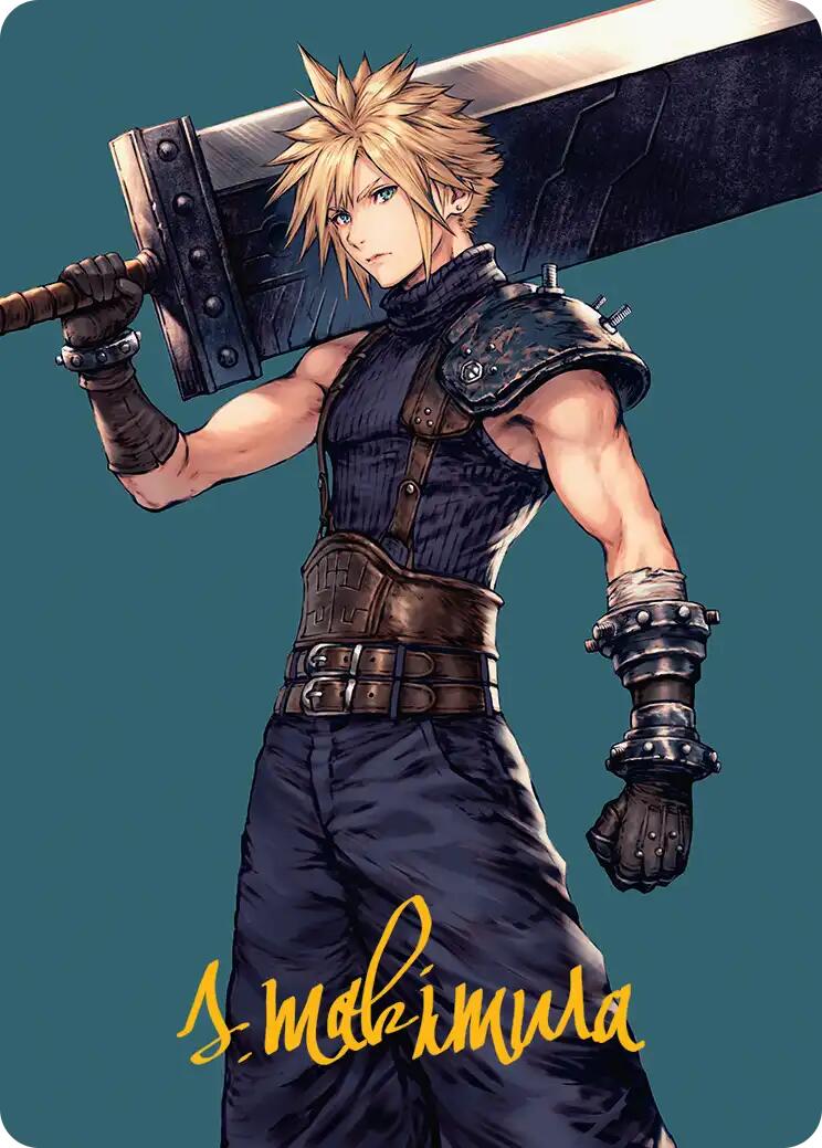 Cloud, Ex-SOLDIER Art Card (Gold-Stamped Signature) [FINAL FANTASY Art Series] | Tacoma Games