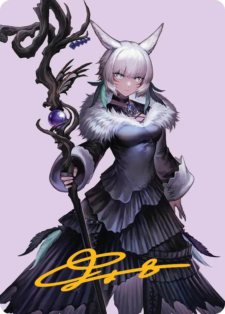 Y'shtola, Night's Blessed Art Card (53) (Gold-Stamped Signature) [FINAL FANTASY Art Series] | Tacoma Games