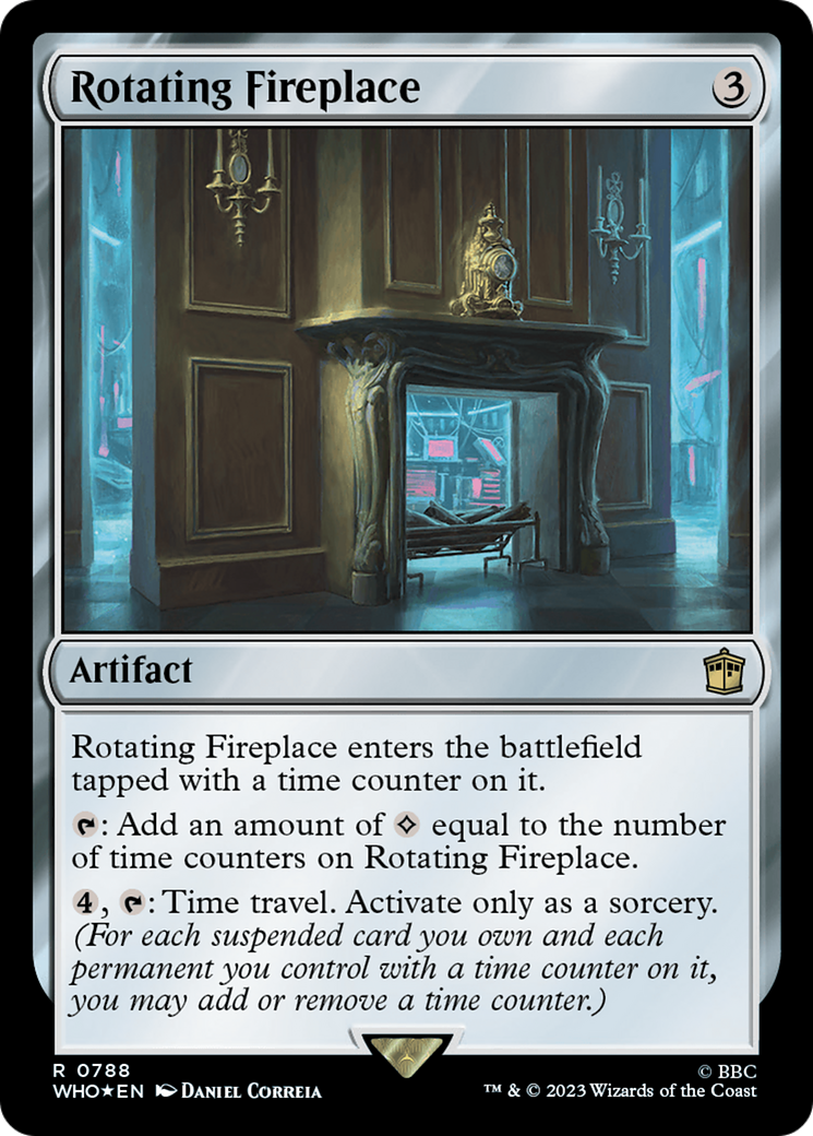 Rotating Fireplace (Surge Foil) [Doctor Who] | Tacoma Games