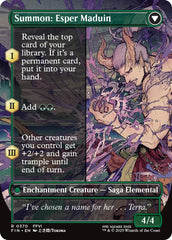 Esper Origins // Summon: Esper Maduin (Borderless) [FINAL FANTASY] | Tacoma Games