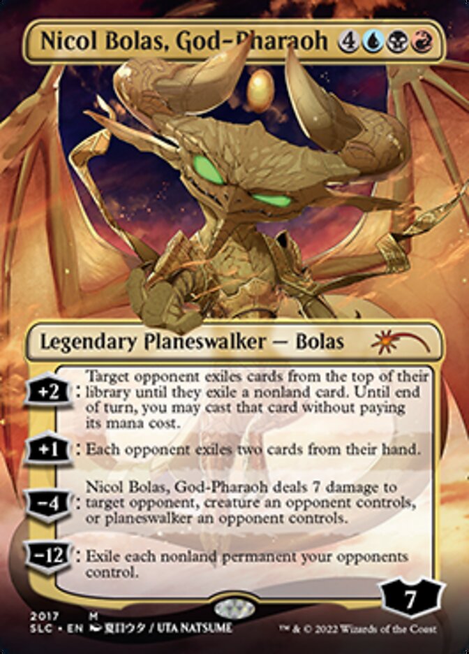 Nicol Bolas, God-Pharaoh (Borderless) [Secret Lair Countdown Kit] | Tacoma Games