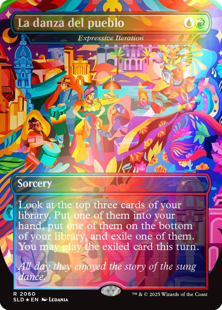 La danza del pueblo - Expressive Iteration (Rainbow Foil) [Secret Lair Drop Series] | Tacoma Games