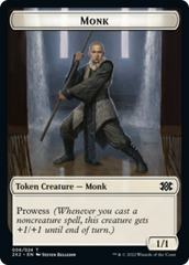 Spider // Monk Double-Sided Token [Double Masters 2022 Tokens] | Tacoma Games