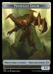 Phyrexian Golem Token [Phyrexia: All Will Be One Tokens] | Tacoma Games