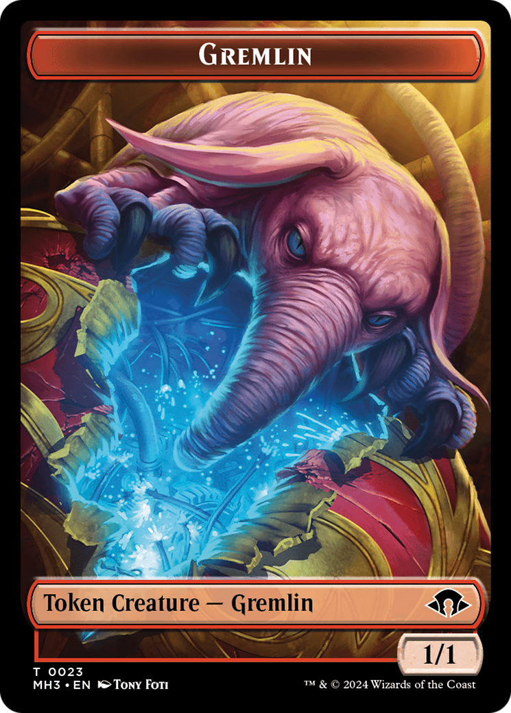 Copy // Gremlin Double-Sided Token [Modern Horizons 3 Tokens] | Tacoma Games