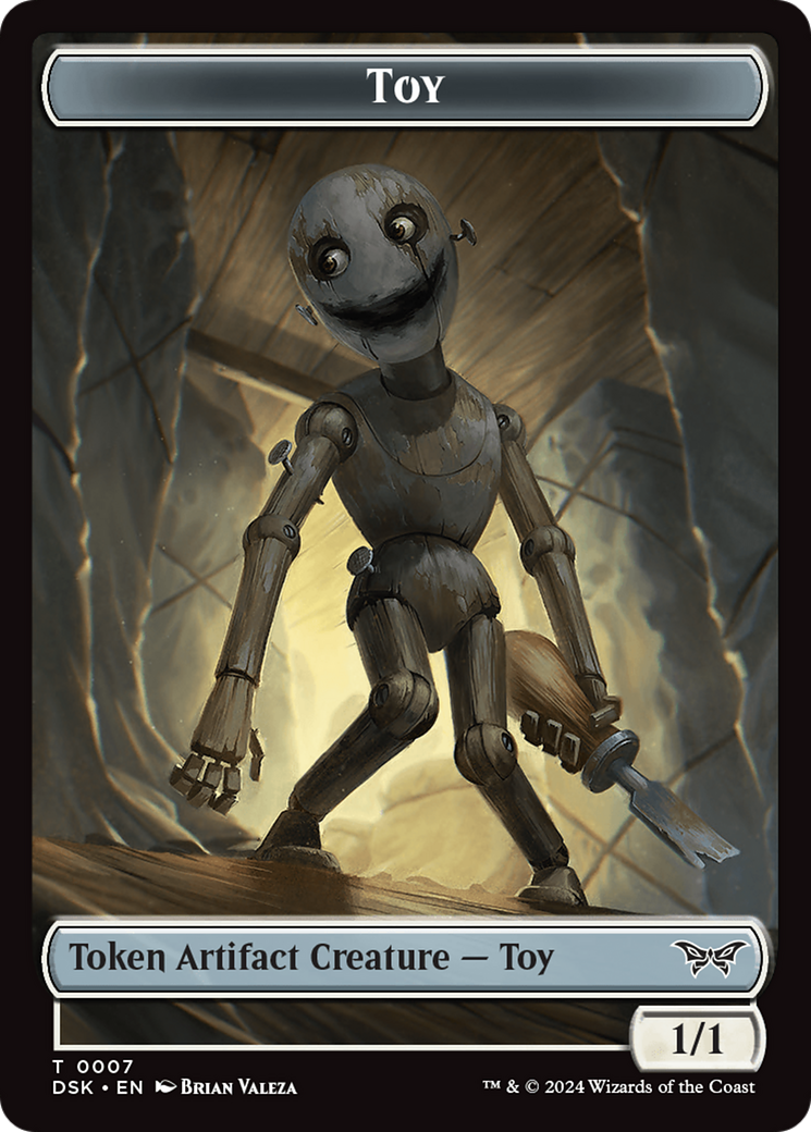 Toy // Manifest Double-Sided Token [Duskmourn: House of Horror Tokens] | Tacoma Games