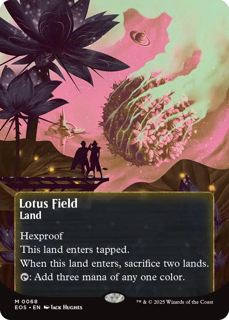 Lotus Field (0068) (Borderless) [Edge of Eternities: Stellar Sights] | Tacoma Games