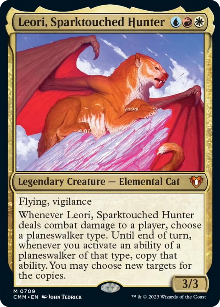 Leori, Sparktouched Hunter [Commander Masters] | Tacoma Games